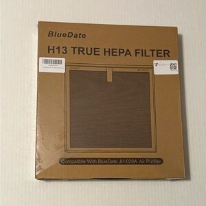 BlueDate JH-028A JH-028A-F Original Air Purifier Replacement HEPA Filter